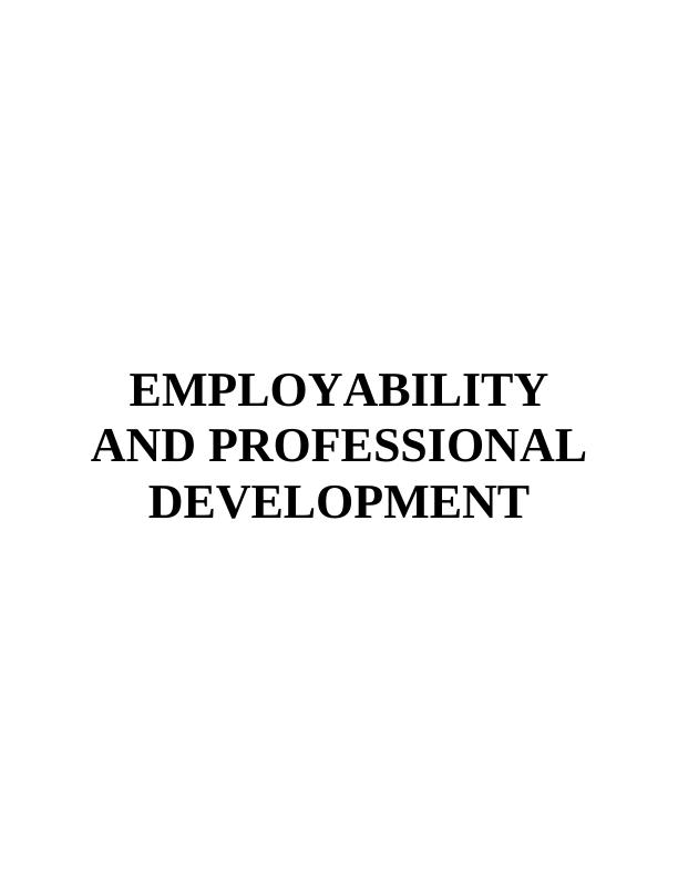 Employability and Personal Development_1