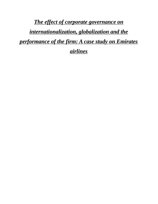 Corporate Governance & Globalization : PDF_1