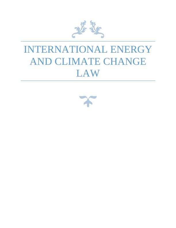 Paper on International Energy and Climate Change Law_1