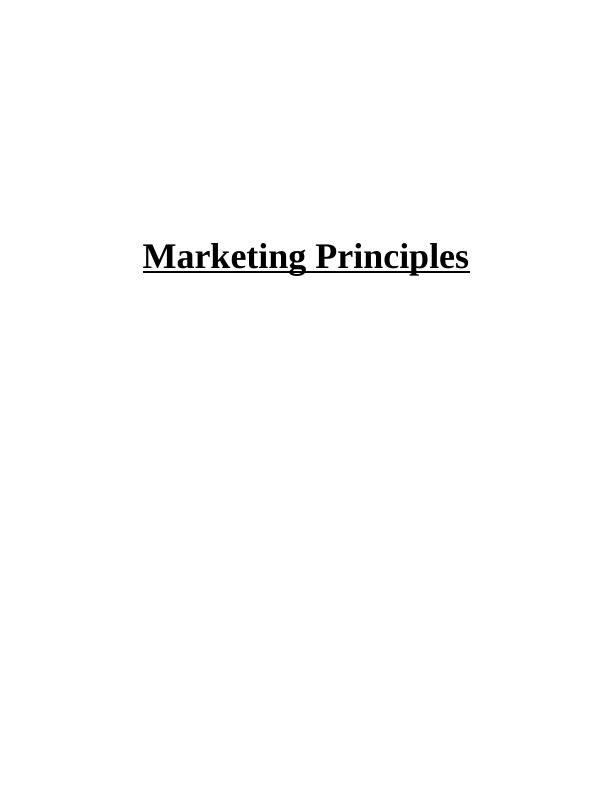 Elements of Marketing Process: Doc_1