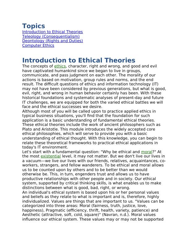 Introduction to Ethical Theories and Computer Ethics_1