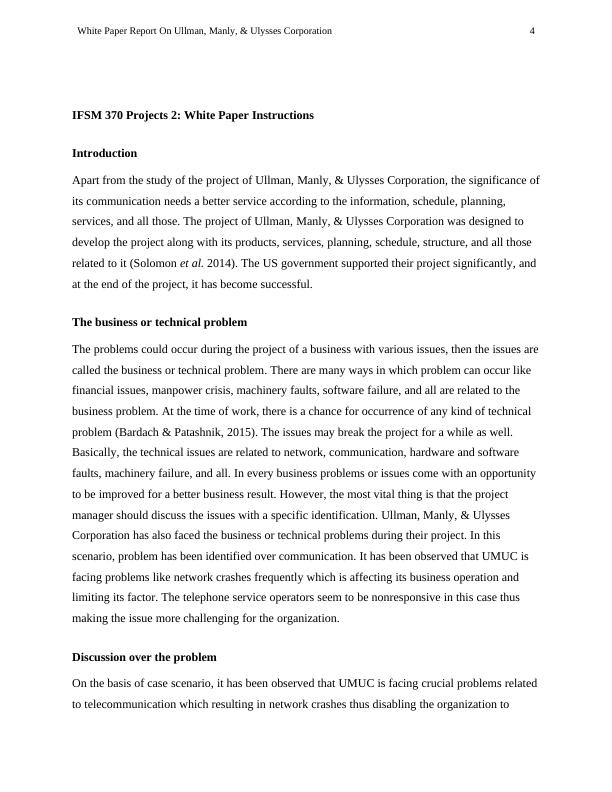 White Paper Report On Ullman, Manly, & Ulysses Corporation_4