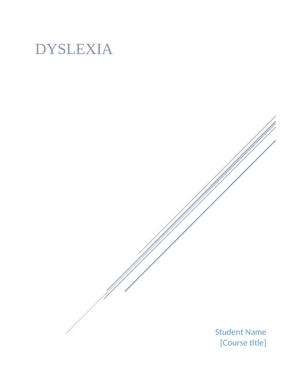Dyslexia: Sign, Symptoms, and Cure_1