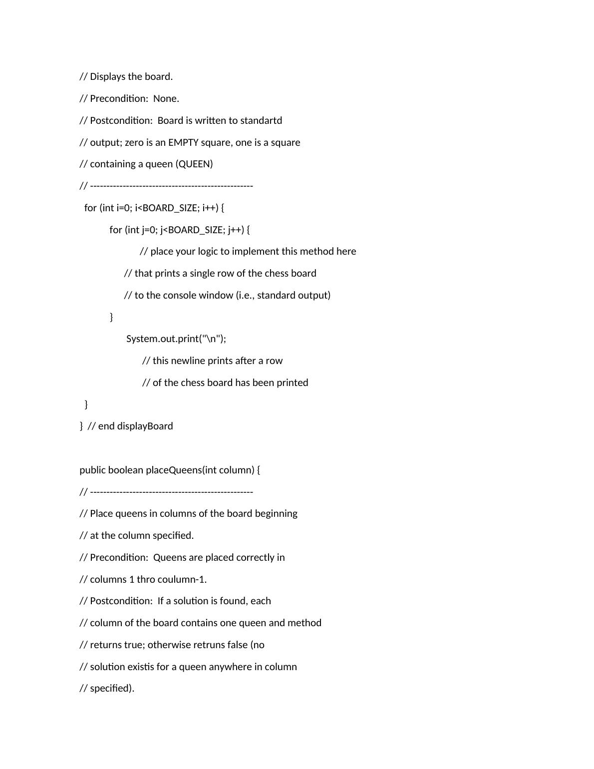 N-Queens Problem Solution in Java: Code and Explanation