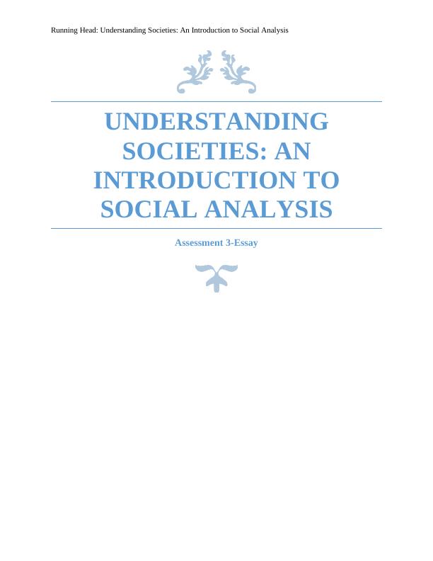 An Introduction to Social Analysis- Paper_1