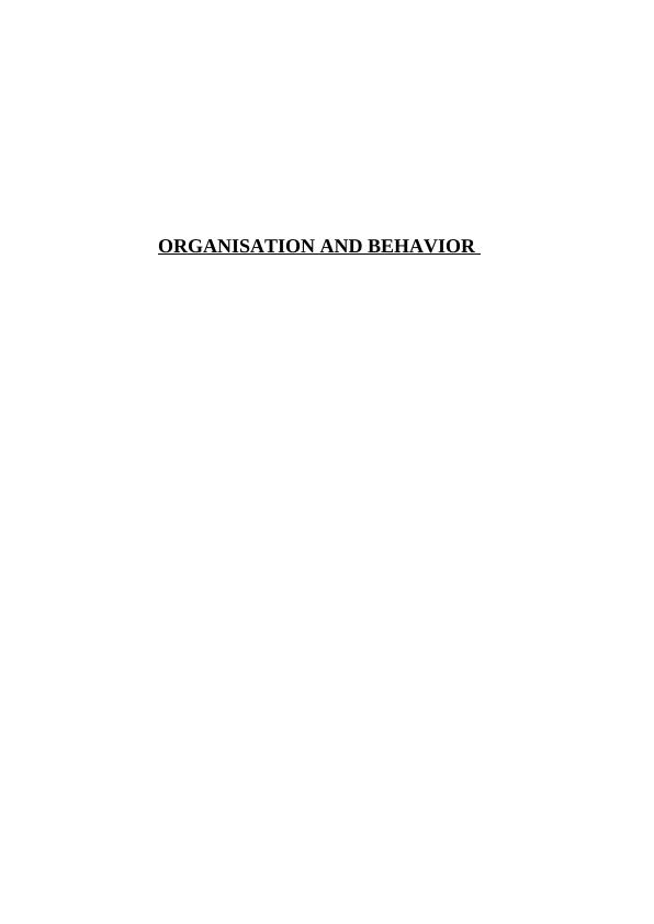 Organisation behaviour Assignment :CAPCO and Argo SE_1