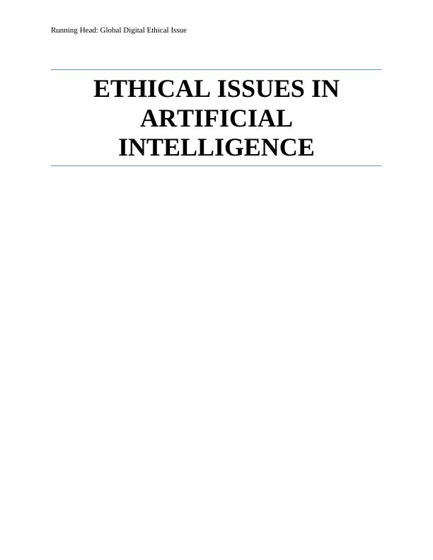 Ethical issues in artificial intelligence_1