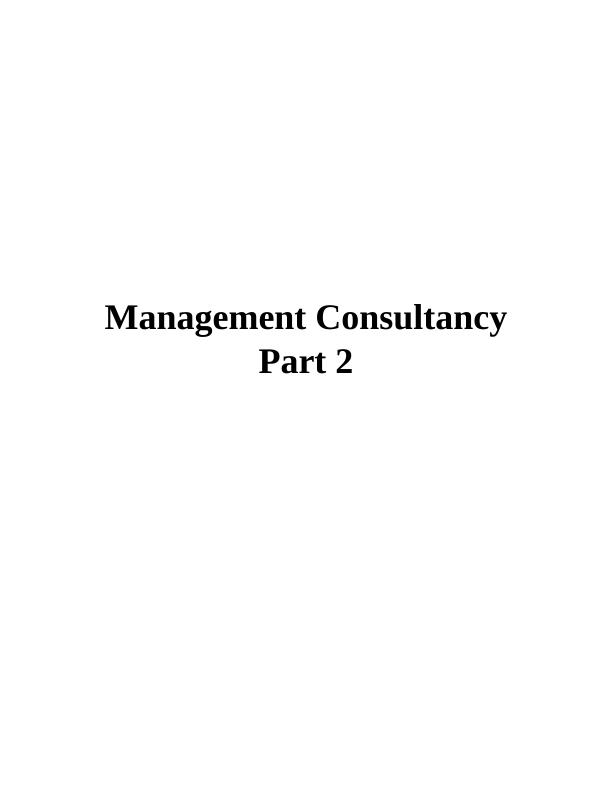 Research Report on Management Consultancy_1
