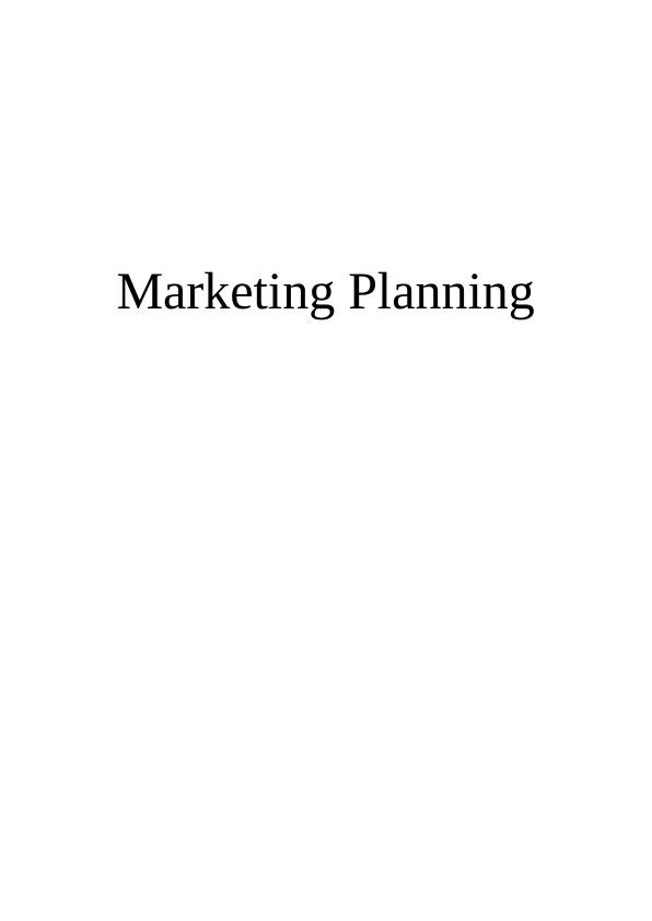 Marketing Planning in KFC Assignment_1