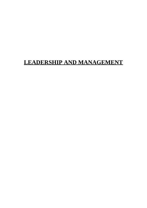 Principles of Leadership Case Study_1