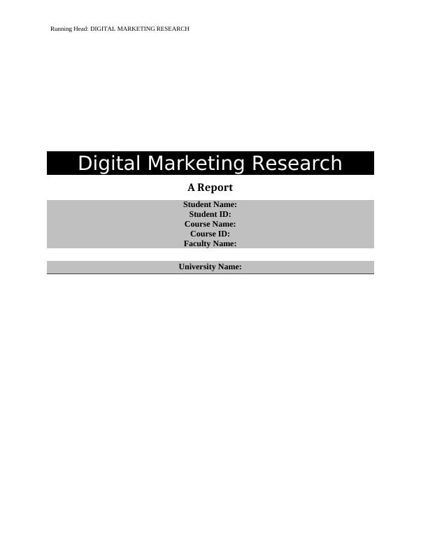 Digital Marketing Research - Impact of Digitalization on FreemarketFX_1