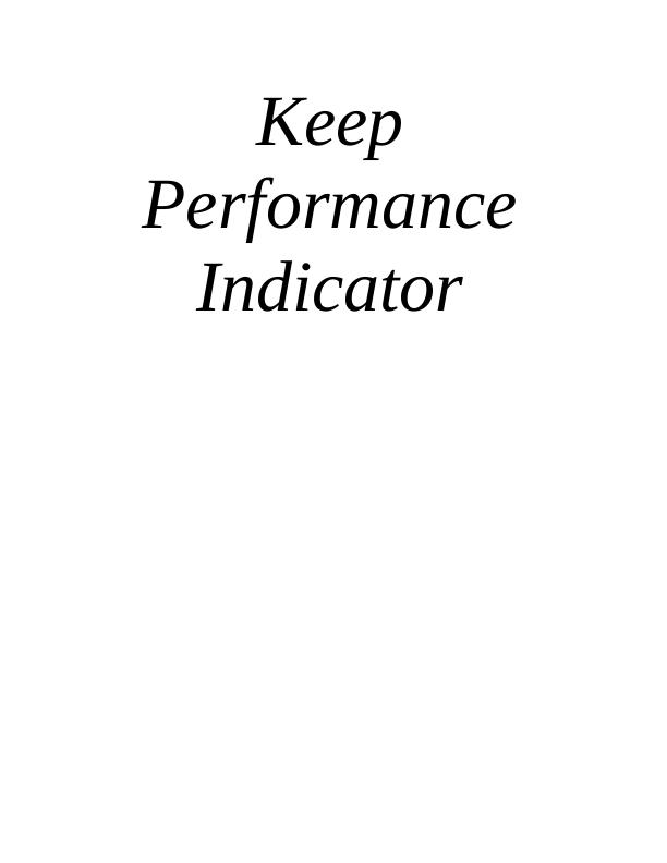 Key Performance Indicator (KPI) in Business Essay_1
