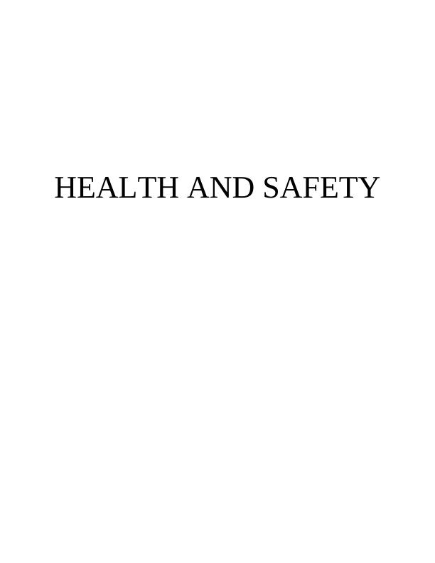 Health and safety introduction in relation to Bolton NHS Foundation Trust_1
