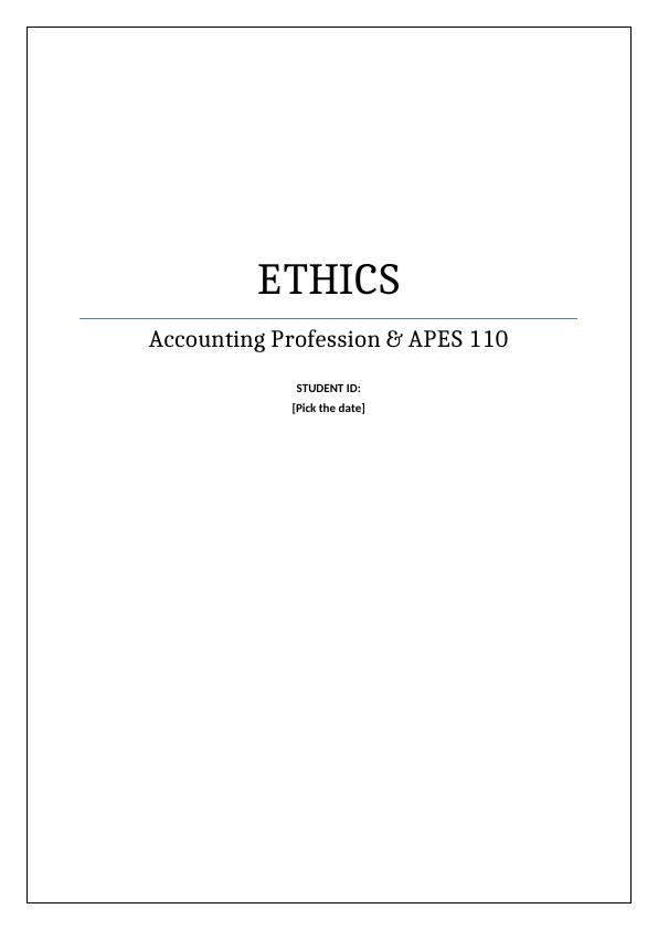 MA612 Ethics | Master of Professional Accounting_1