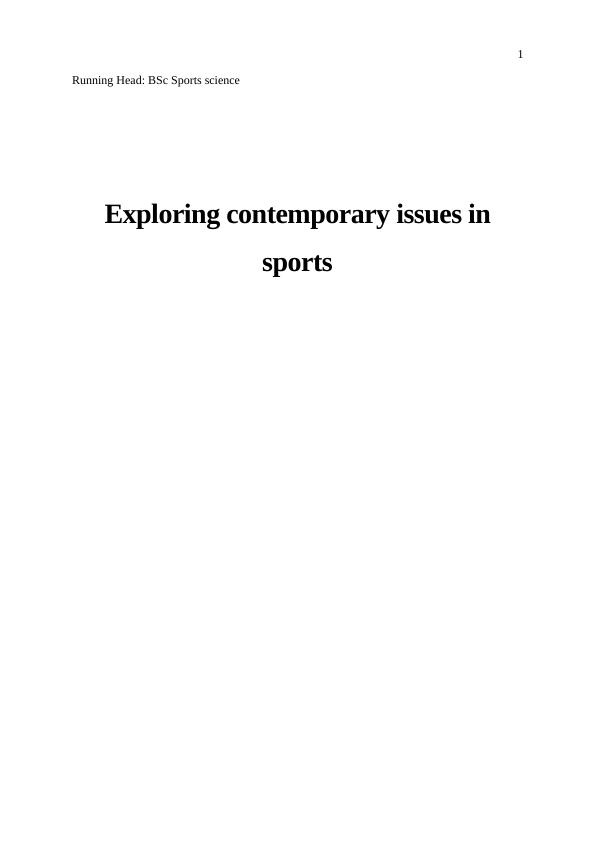 Exploring Contemporary Issues in Sports Management_1