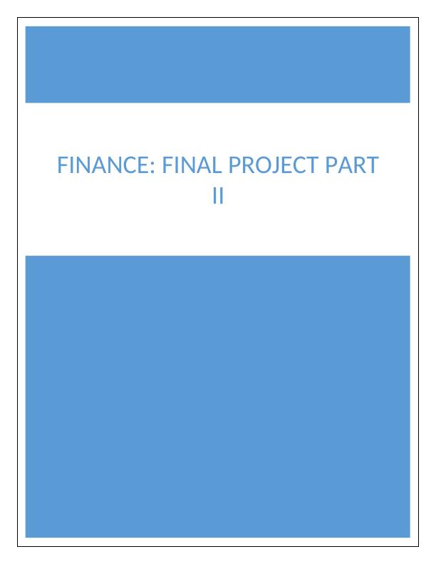 Finance: Final Project Part II_1