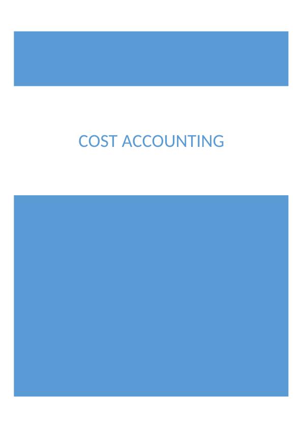 Cost Accounting- Doc_1