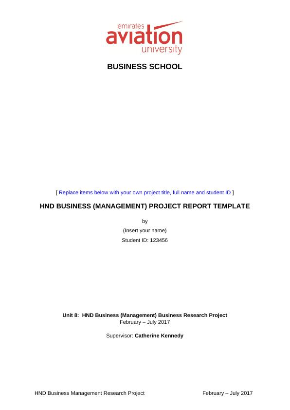 Business Management: Business Research_1