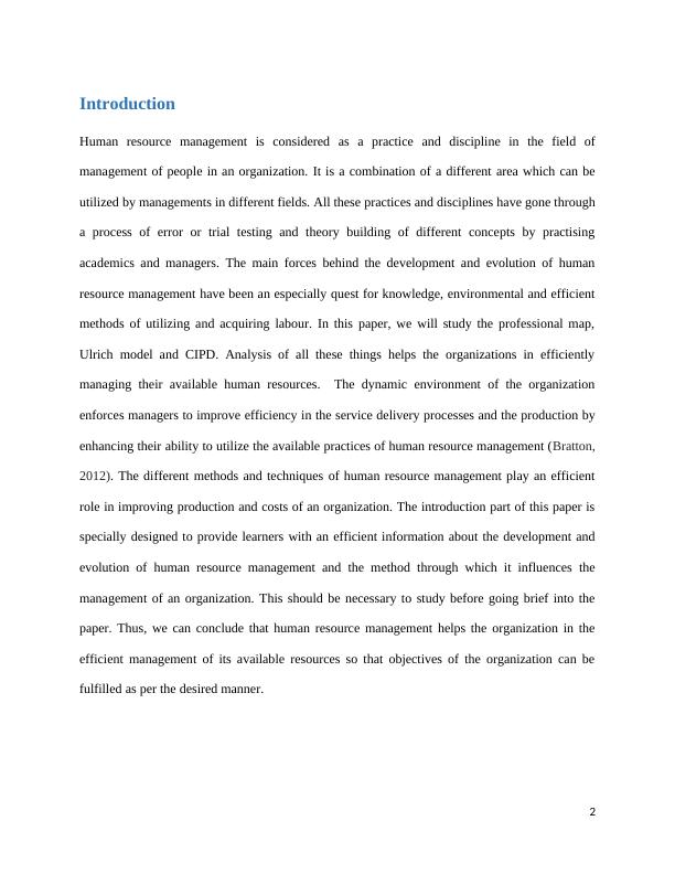 Evolution of Human Resource Management Paper_3