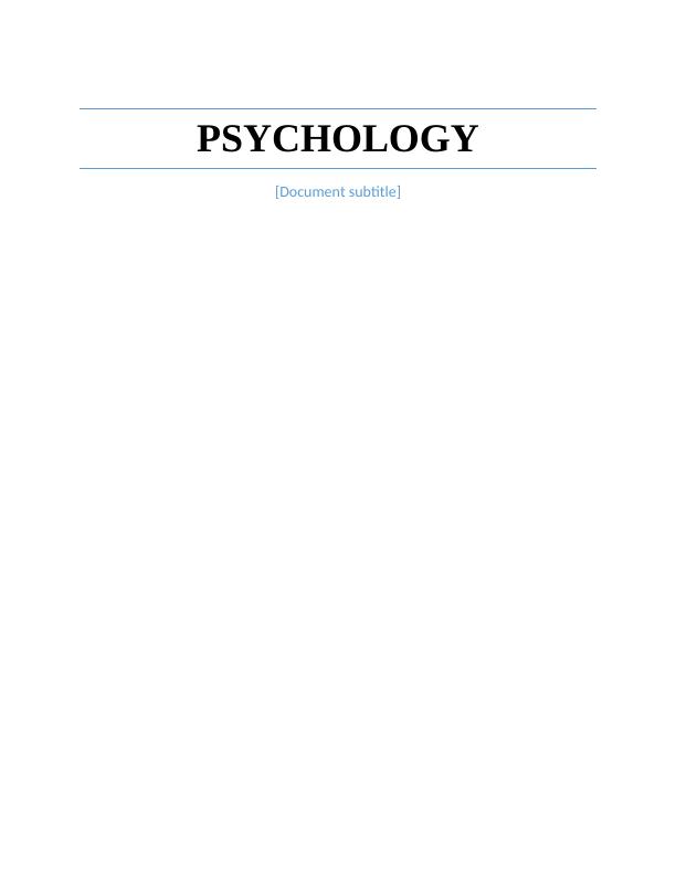 Psychological Testing and Assessment: Types, Limitations, and Ethical Issues_1