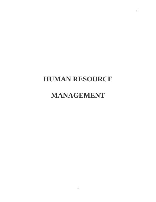 HUMAN RESOURCE MANAGEMENT._1