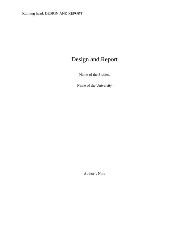 Corporate Structure - Design Report_1