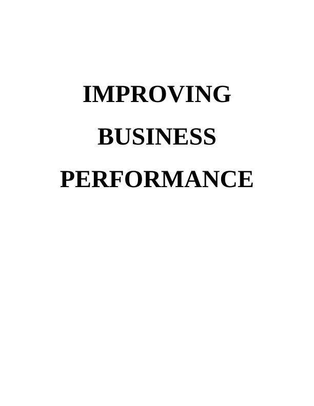 Assignment on Business Performance Analysis_1
