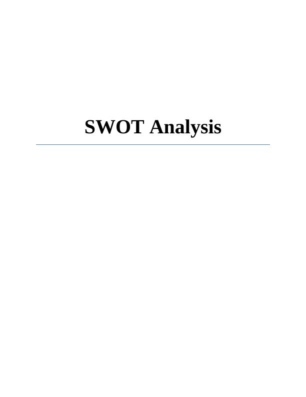 SWOT Analysis of Starbucks: Diversification and Global Supply Chain as Competitive Advantage_1
