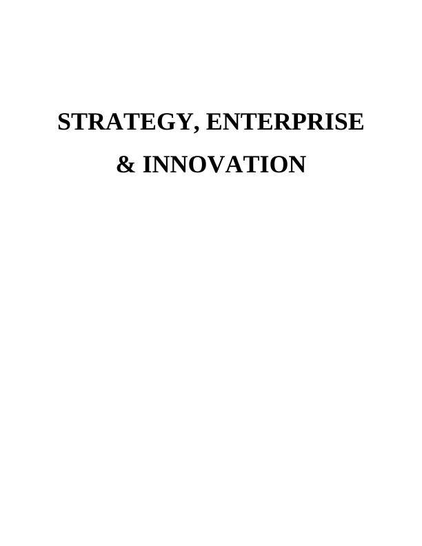 Report on Strategy, Enterprise and Innovation_1
