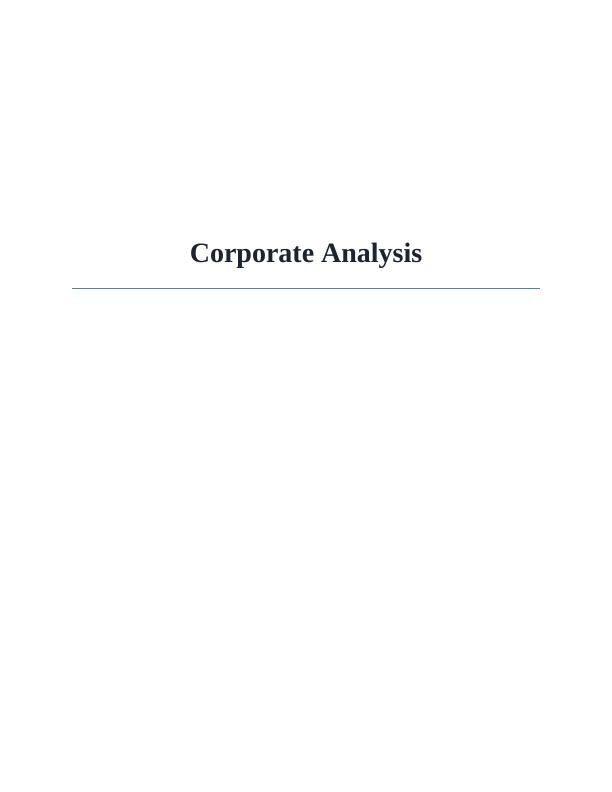 Corporate Analysis of Bellway and Berkeley Company_1