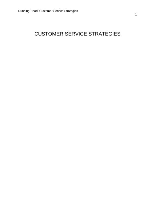 Customer Service Strategies_1