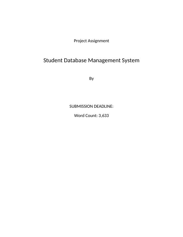 Assignment of Database Management System_1