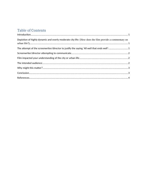 Pursuit of Happiness: Critical Analysis Report