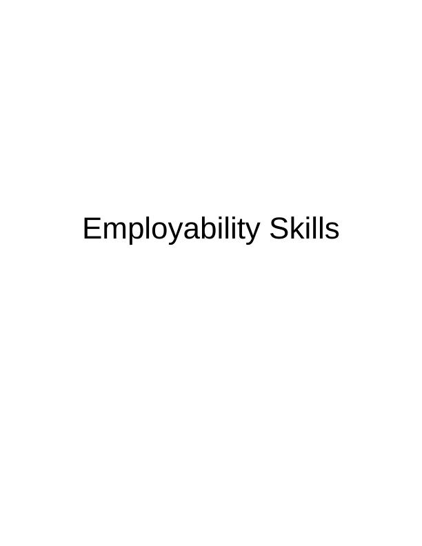 Employability Skills in Human Resources Management_1