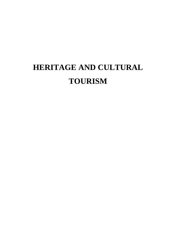 Heritage & Cultural Tourism_1
