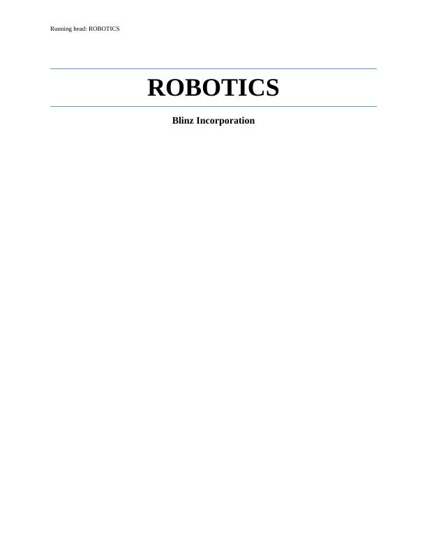 Robotics- Executive Summary_1
