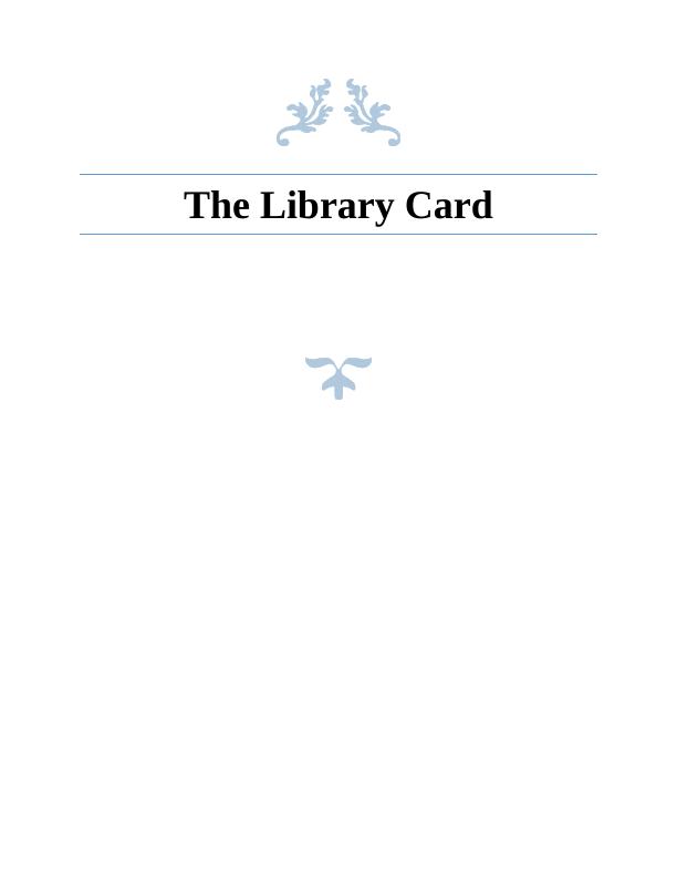 The Library Card._1