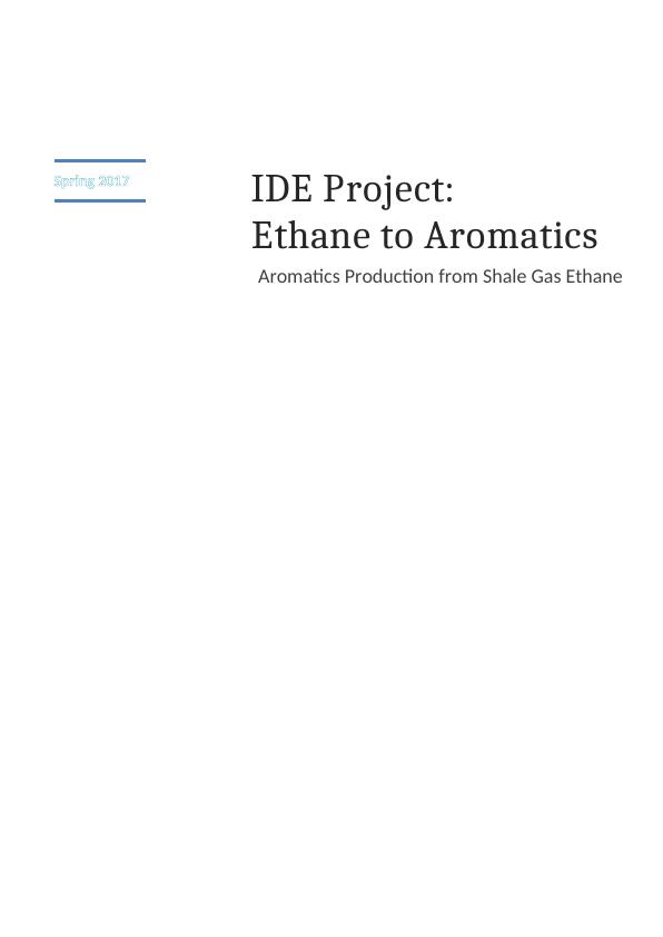 Aromatics Production from Shale Gas Ethane_1