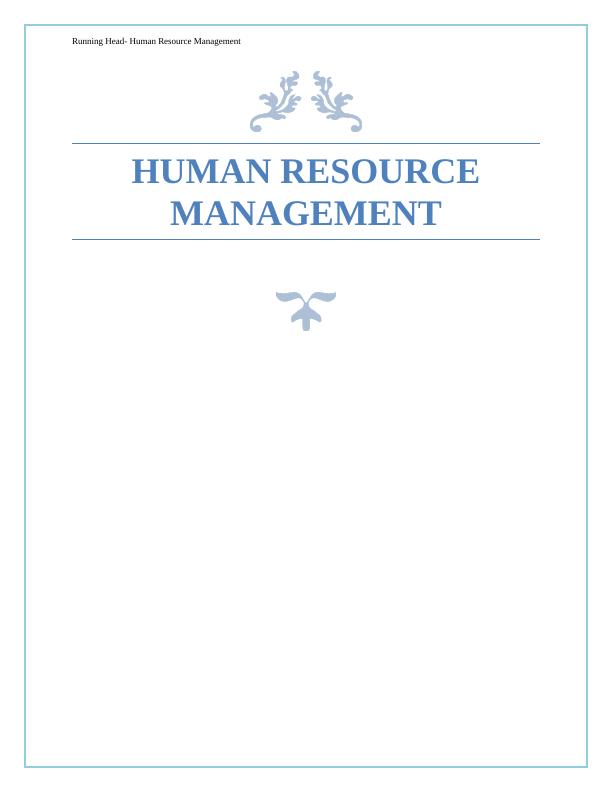 Human Resource Management._1