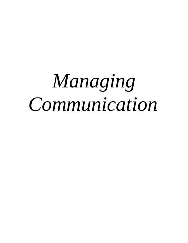 Managing Communication INTRODUCTION 3 TASK 13 1.1 Range of decisions required at the start of business 3 1.2 List of stakeholders involved in decision-making procedures 5 2.1 Methods used to develop g_1