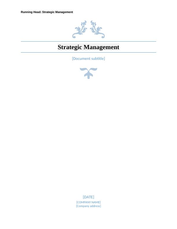 Strategic Management._1