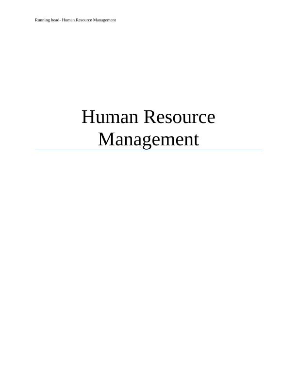 Diversification of Union in Human Resource Management_1