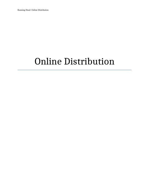 Online Distribution._1