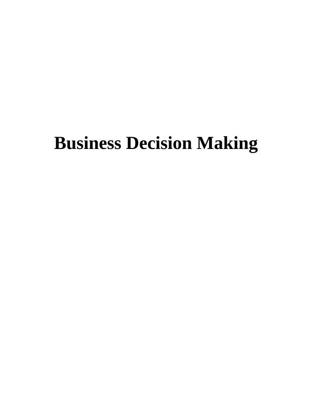 Sources of Business Decision Making_1