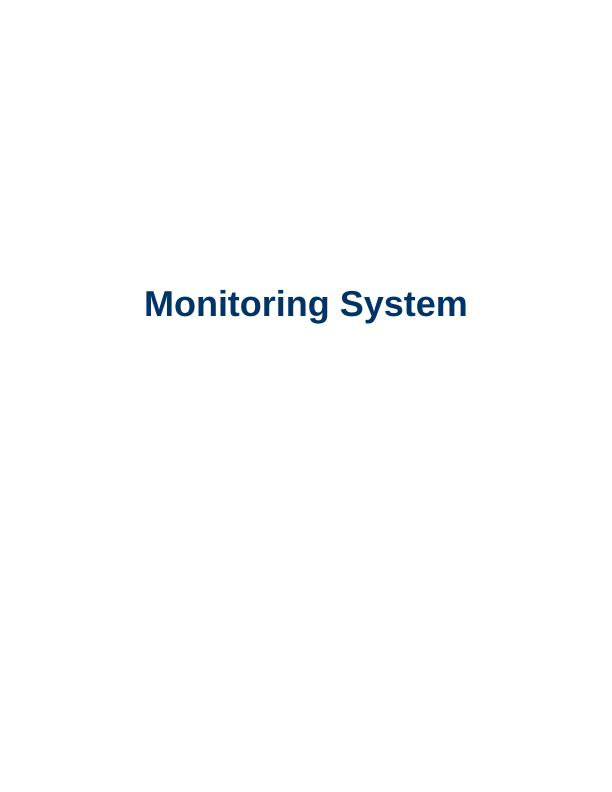 Monitoring System Components_1