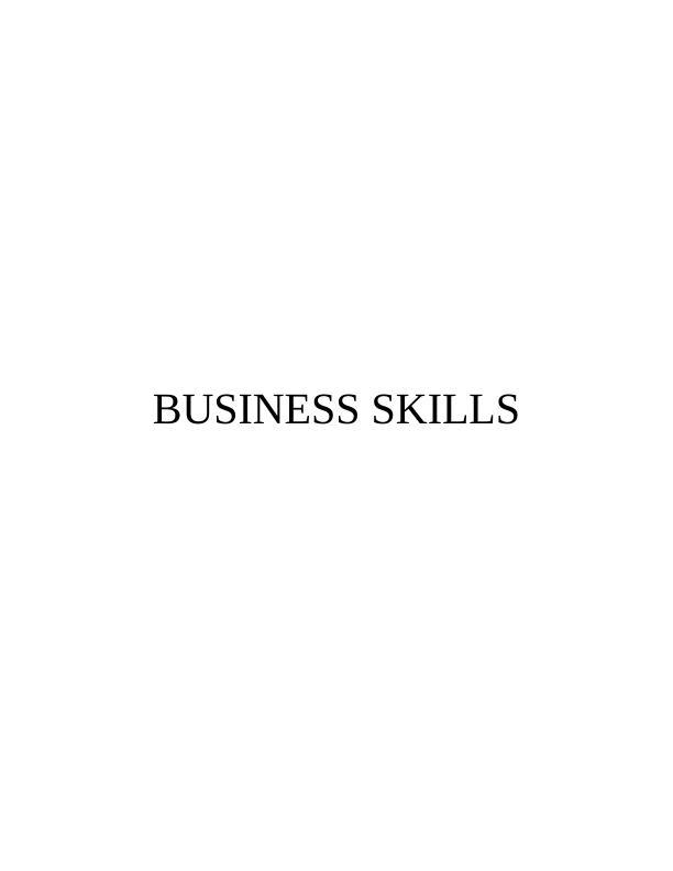 Reflection on Business Skills_1
