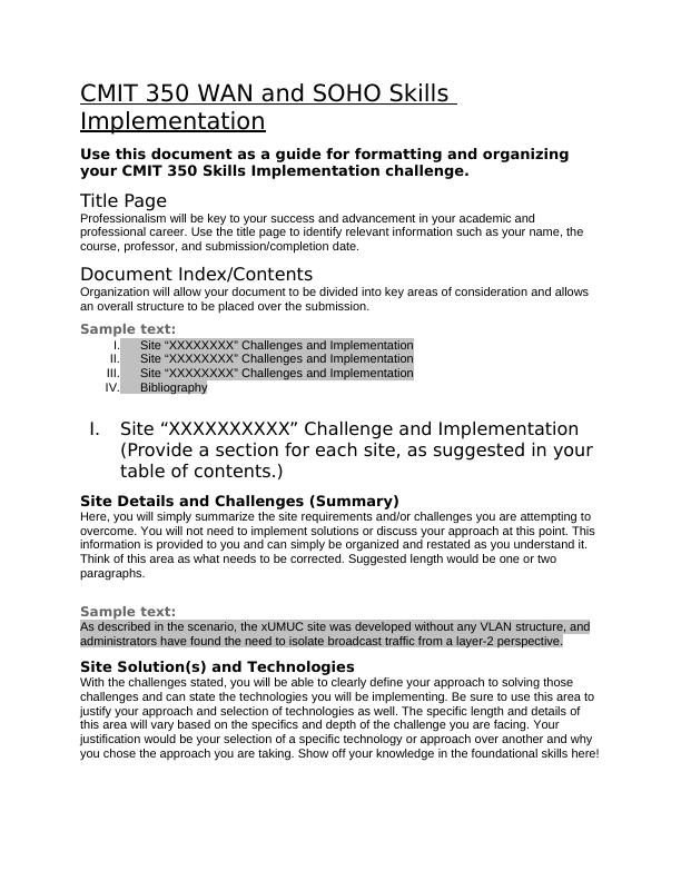 Document on Skills Implementation Challenge_1