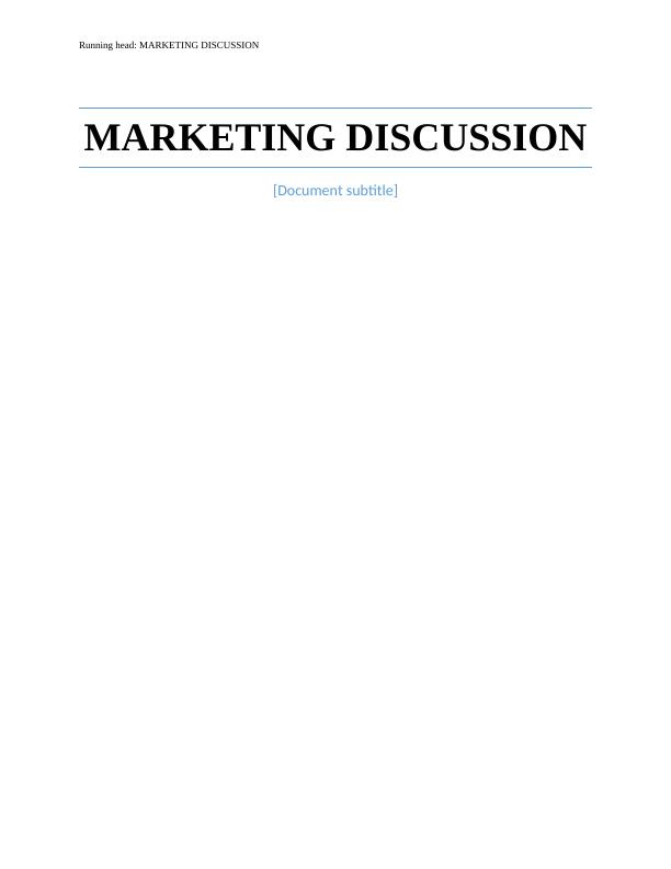 Role of Marketing in Business Strategy- Doc_1