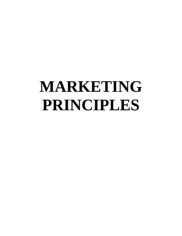 Report on Marketing Principles of Hilton Hotel_1