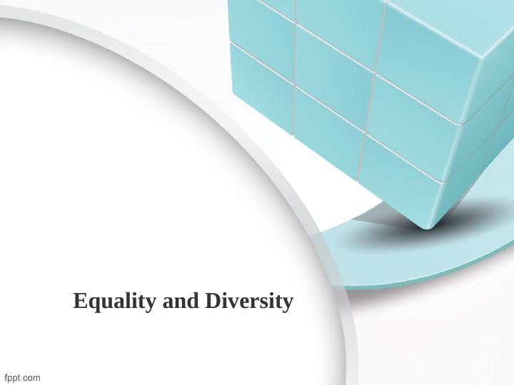 Promoting Equality and Diversity in Education and Training_1